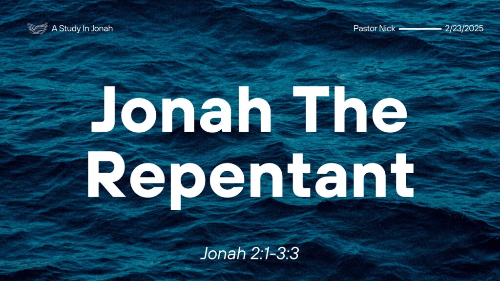 Jonah the Repentant: Owning Our Sin and Turning Toward God