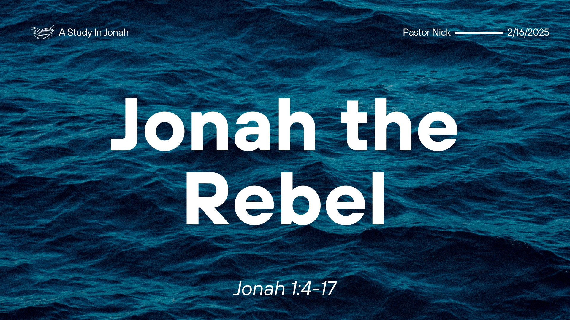 Jonah the Rebel: Lessons on Rebellion, Consequences, and God’s Grace