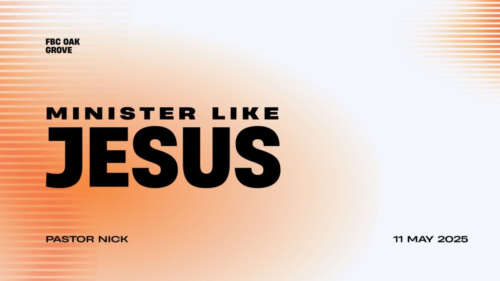 How to Minister Like Jesus