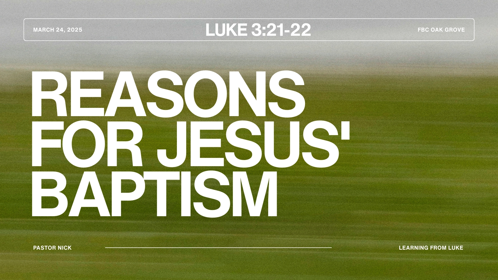 Why Jesus’ Baptism Matters More Than You Think
