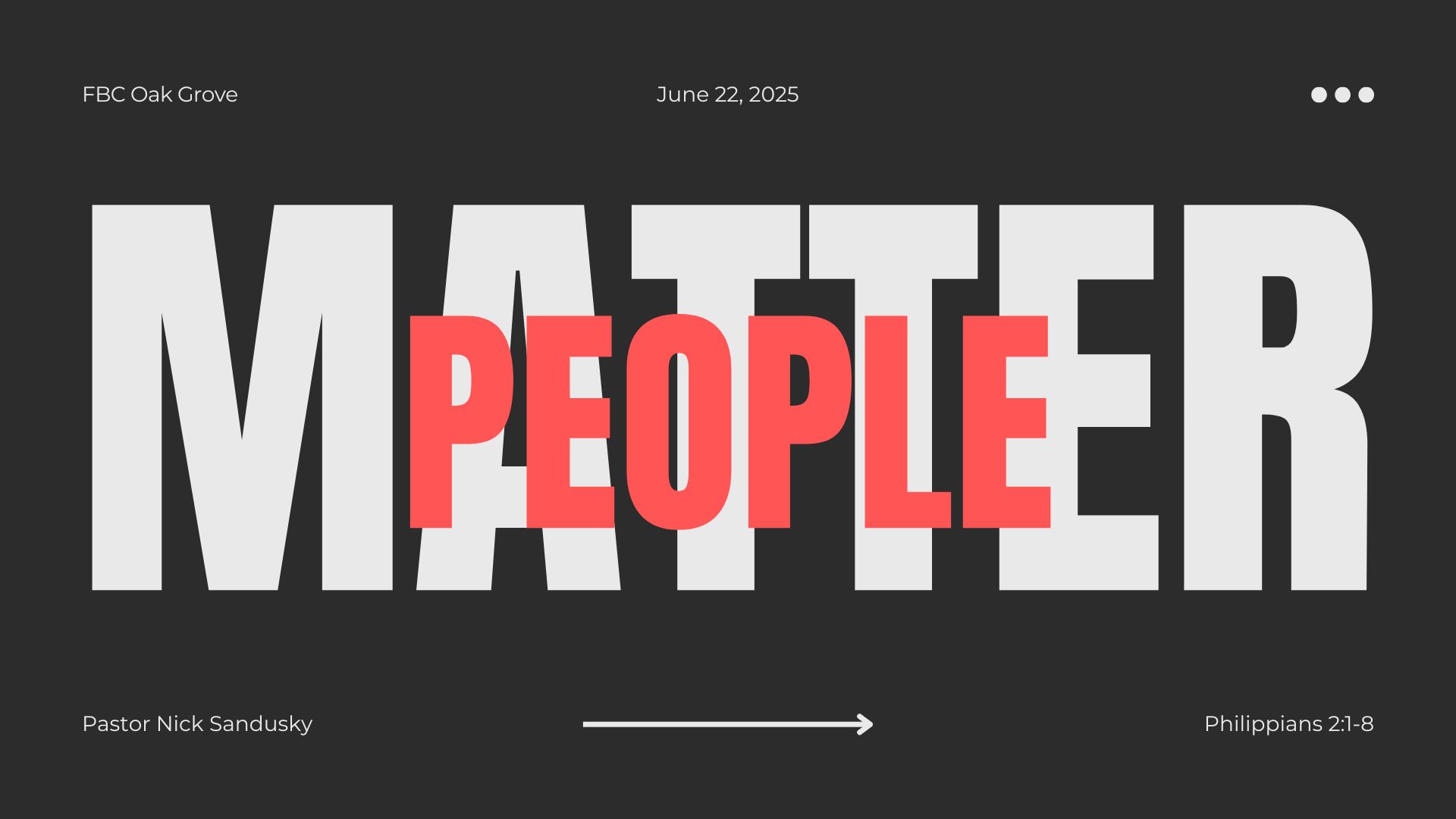 We Are in the People Business