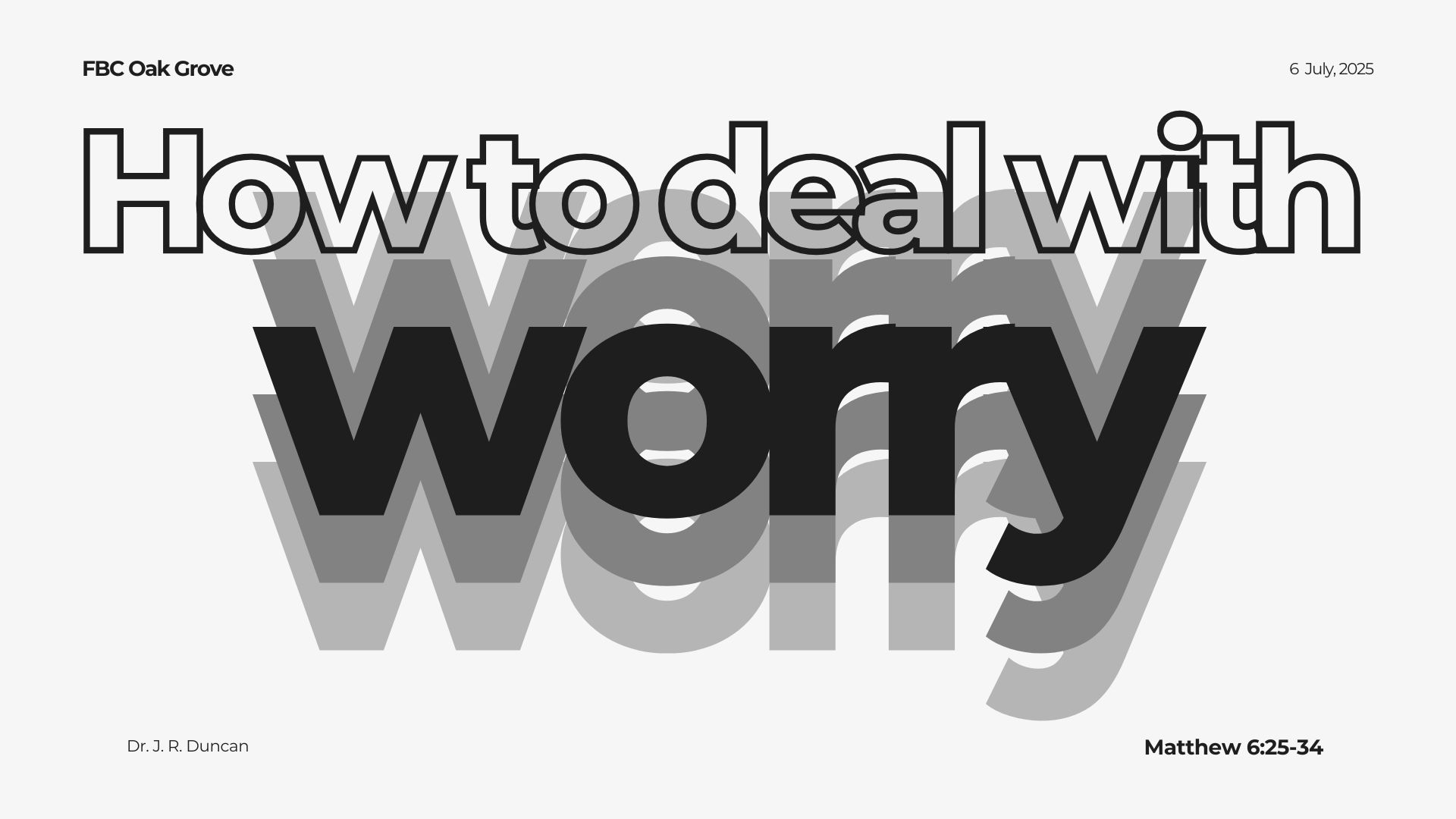 When Worry Won’t Let Go